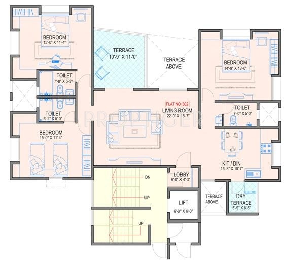 Gokhale Garima (3BHK+3T (1,925 sq ft) 1925 sq ft)