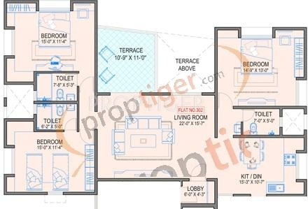 Gokhale Garima (3BHK+3T (1,925 sq ft) 1925 sq ft)