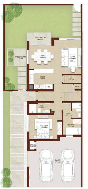  villanova la rosa Floor Plan Ground Floor Plan