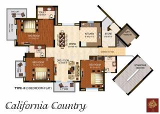 Dhingra California Country (3BHK+3T (1,200 sq ft) 1200 sq ft)