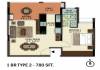 UKN The Belvedere Airport District (1BHK+1T (780 sq ft) 780 sq ft)