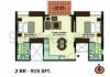 UKN The Belvedere Airport District (2BHK+2T (915 sq ft) 915 sq ft)