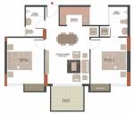 UKN The Belvedere Airport District (2BHK+2T (930 sq ft) 930 sq ft)