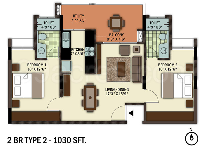 UKN The Belvedere Airport District (2BHK+2T (1,030 sq ft) 1030 sq ft) UKN The Belvedere Airport District (2BHK+2T (1,030 sq ft) 1030 sq ft)