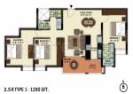 UKN The Belvedere Airport District (3BHK+3T (1,290 sq ft) 1290 sq ft)