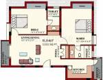 Maxis Sai Anand (2BHK+2T (1,151 sq ft)   Pooja Room 1151 sq ft)