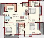 Maxis Sai Anand (3BHK+2T (1,402 sq ft)   Pooja Room 1402 sq ft)