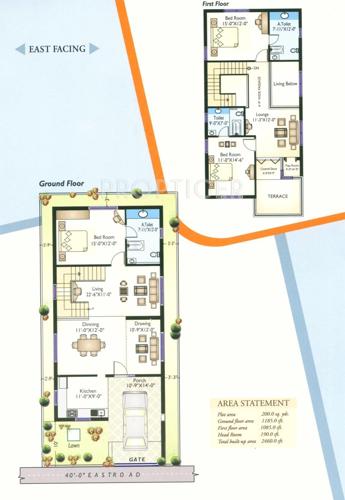Bhavana Maa Villas (3BHK+3T (2,460 sq ft)   Pooja Room 2460 sq ft)