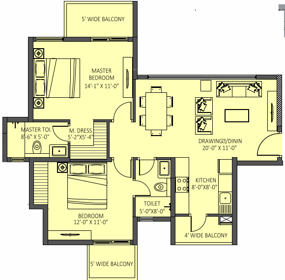floorPlan of Omaxe The Hemisphere