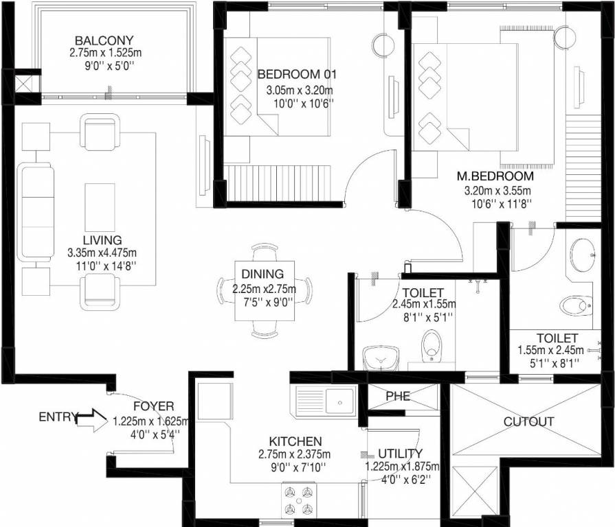 Godrej Zest At Godrej Eternity (2BHK+2T (1,019 sq ft) 1019 sq ft) Godrej Zest At Godrej Eternity (2BHK+2T (1,019 sq ft) 1019 sq ft)