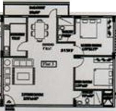 Star Swarnatej Residency (2BHK+2T (1,116 sq ft) 1116 sq ft)