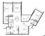 Upper Level Penthouse Plan  reflections Floor Plan Upper Level Penthouse Plan