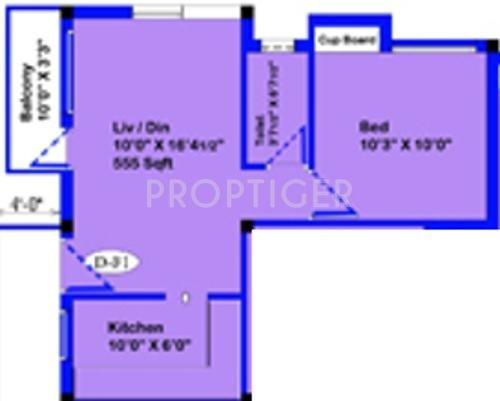 ARRR Ponniamman New (1BHK+1T (650 sq ft) 650 sq ft)