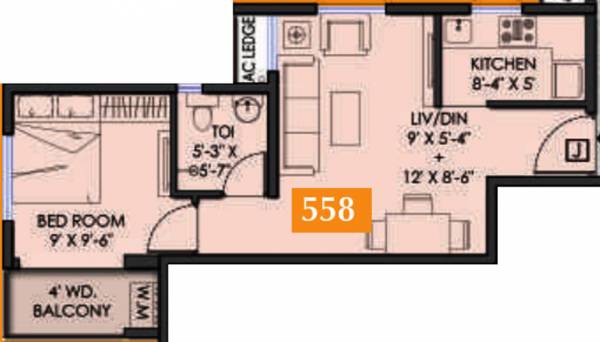Shrachi Solis Phase I Renaissance (1BHK+1T (558 sq ft) 558 sq ft) Shrachi Solis Phase I Renaissance (1BHK+1T (558 sq ft) 558 sq ft)