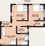 RDB Regent Crown Phase II (2BHK+2T (708 sq ft) 708 sq ft)