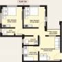 RDB Regent Crown Phase II (2BHK+2T (711 sq ft) 711 sq ft)