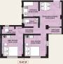 RDB Regent Crown Phase II (2BHK+2T (701 sq ft) 701 sq ft)