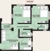 RDB Regent Crown Phase II (2BHK+2T (704 sq ft) 704 sq ft)