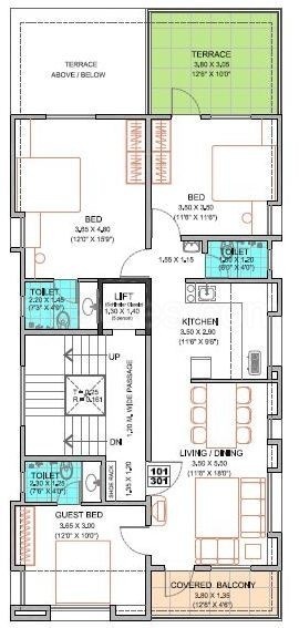 Shree Ram Abhiram (3BHK+3T (1,030 sq ft) 1030 sq ft) Shree Ram Abhiram (3BHK+3T (1,030 sq ft) 1030 sq ft)