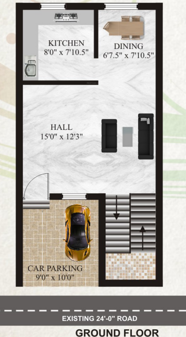  thirumal nagar Floor Plan Ground Floor Plan