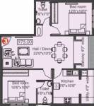MAC Palace Gardens (2BHK+2T (975 sq ft) 975 sq ft) MAC Palace Gardens (2BHK+2T (975 sq ft) 975 sq ft)
