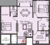 MAC Palace Gardens (2BHK+2T (1,015 sq ft) 1015 sq ft)