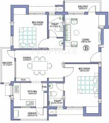 Firm Grace Apartments (2BHK+2T (1,085 sq ft) 1085 sq ft)