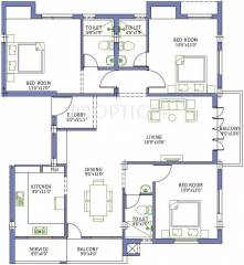Acchyuthan Trustpuram (3BHK+3T (1,490 sq ft) 1490 sq ft) Acchyuthan Trustpuram (3BHK+3T (1,490 sq ft) 1490 sq ft)