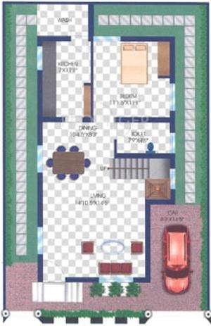 Macro River View County (3BHK+3T (1,171 sq ft) 1171 sq ft)