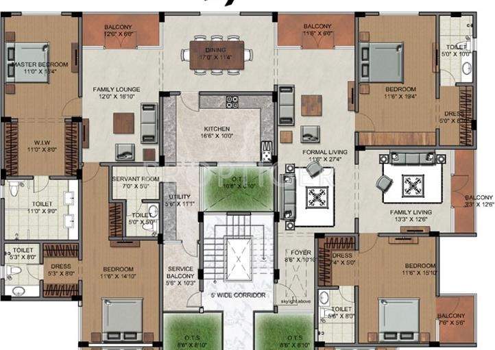 Sumanth Sreshta Sundaram (4BHK+4T (3,550 sq ft) Servant Room 3550 sq ft)