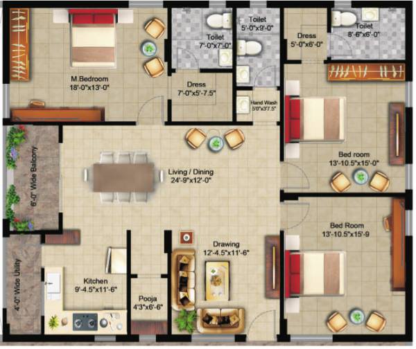  marvel-apartment Floor Plan Floor Plan