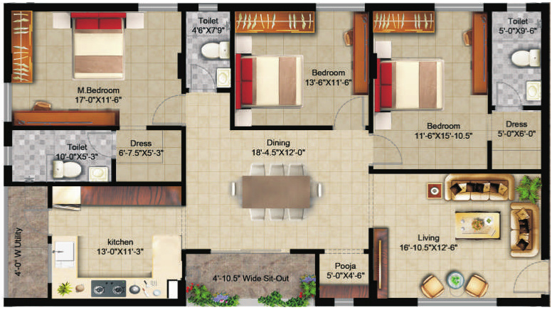  marvel apartment Floor Plan Floor Plan