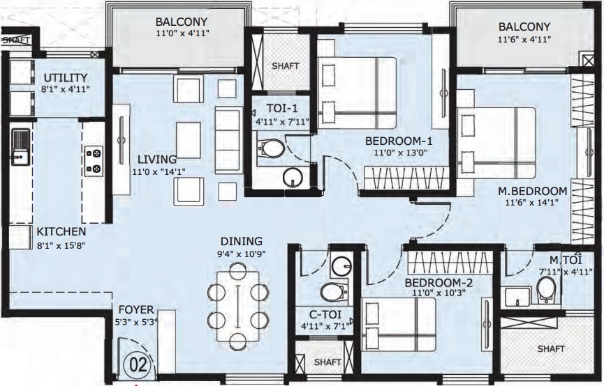  raintree boulevard phase 2 Floor Plan Floor Plan