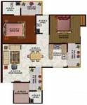 Churchill Mont Zion (2BHK+3T (1,188 sq ft) 1188 sq ft)