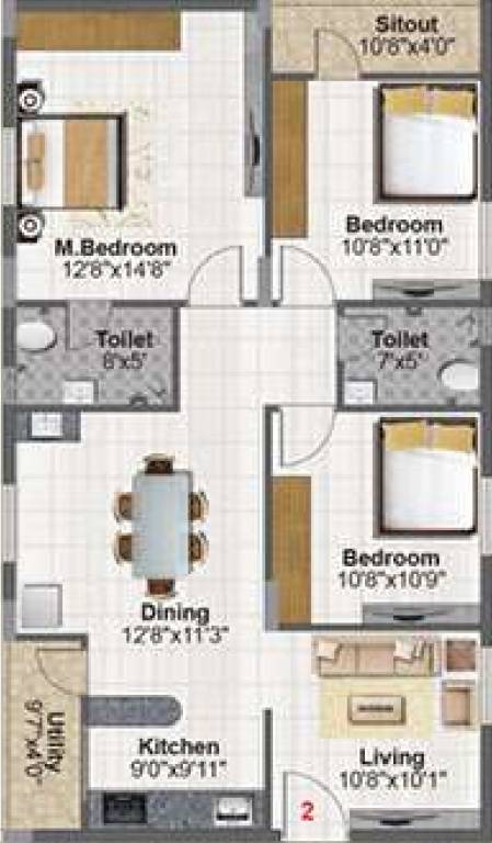 Floor Plan garlapati homes Floor Plan Floor Plan