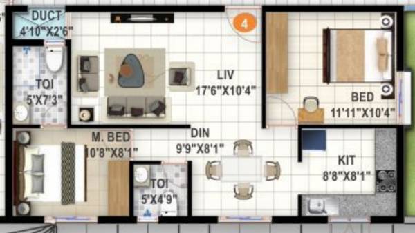  shilpitha-royal-oak Floor Plan Floor Plan
