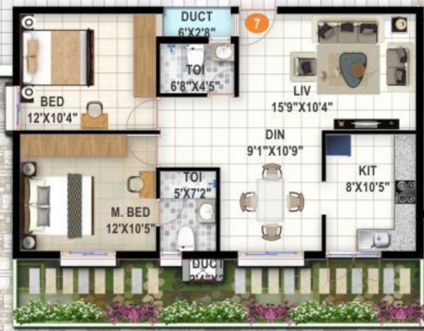 shilpitha-royal-oak Floor Plan Floor Plan