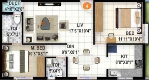  shilpitha royal oak Floor Plan Floor Plan