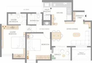 Vilas Javdekar Yashone Wakad Central (2BHK+2T (565.11 sq ft) 565.11 sq ft) Vilas Javdekar Yashone Wakad Central (2BHK+2T (565.11 sq ft) 565.11 sq ft)