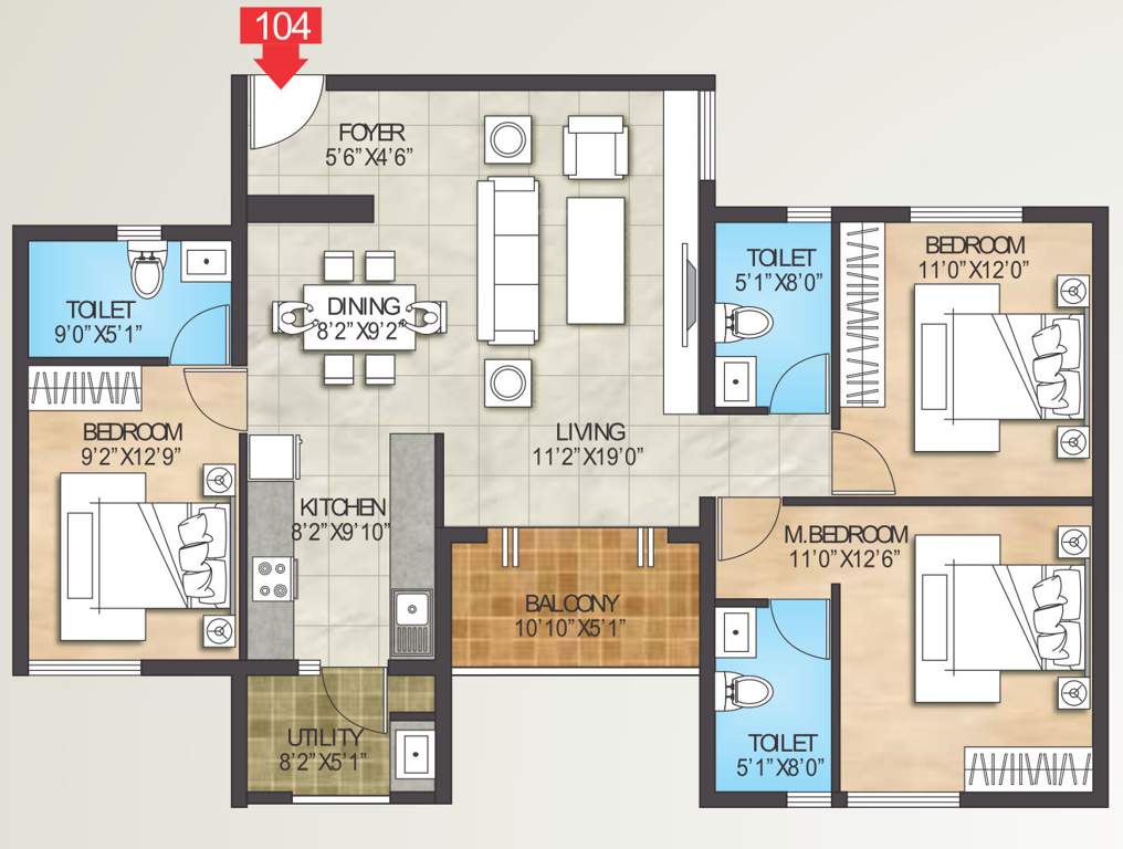  mathrusris sai sanvi grandeur Floor Plan Floor Plan