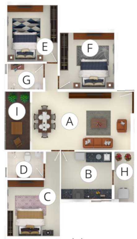 Developers Mathrusris Sai Sanvi Grandeur (3BHK+3T (1,405 sq ft) 1405 sq ft)