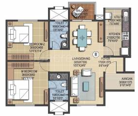 A andA ASSOCIATES Test Project Child (2BHK+2T (500 sq ft) 500 sq ft)