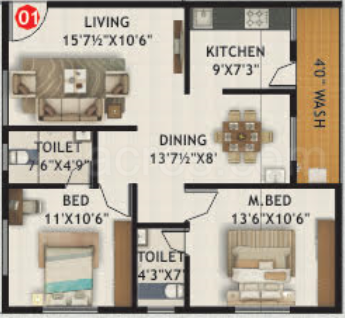  east-woods Floor Plan Floor Plan