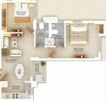 Deewakar Shristi (2BHK+2T (734 sq ft) 734 sq ft)