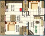 Surya Spaces (2BHK+2T (1,180 sq ft) 1180 sq ft) Surya Spaces (2BHK+2T (1,180 sq ft) 1180 sq ft)