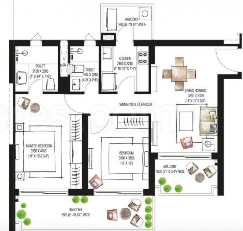 Floor Plan waterfall residences Floor Plan Floor Plan