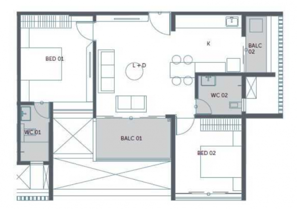  solitaire-homes-pashan Floor Plan Floor Plan