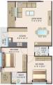 Krinal Tulsi Shyam (2BHK+2T (766 sq ft) 766 sq ft)