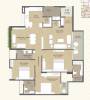 Fortune Corporation Fortune Imperia (3BHK+3T (1,424.77 sq ft) 1424.77 sq ft)