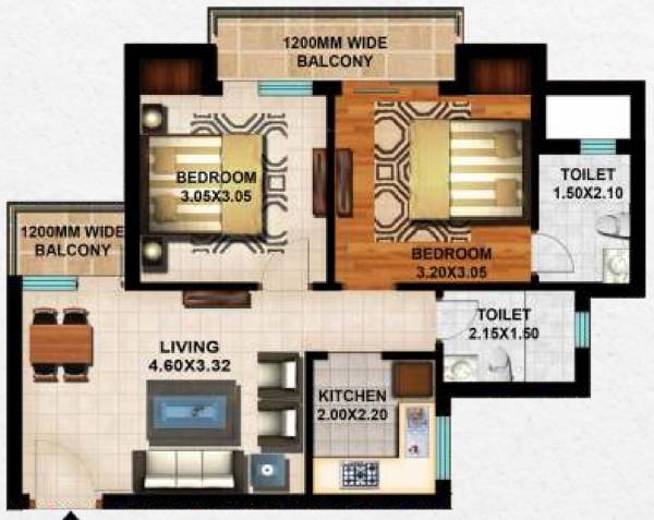  kutumb-phase-ii Floor Plan Floor Plan